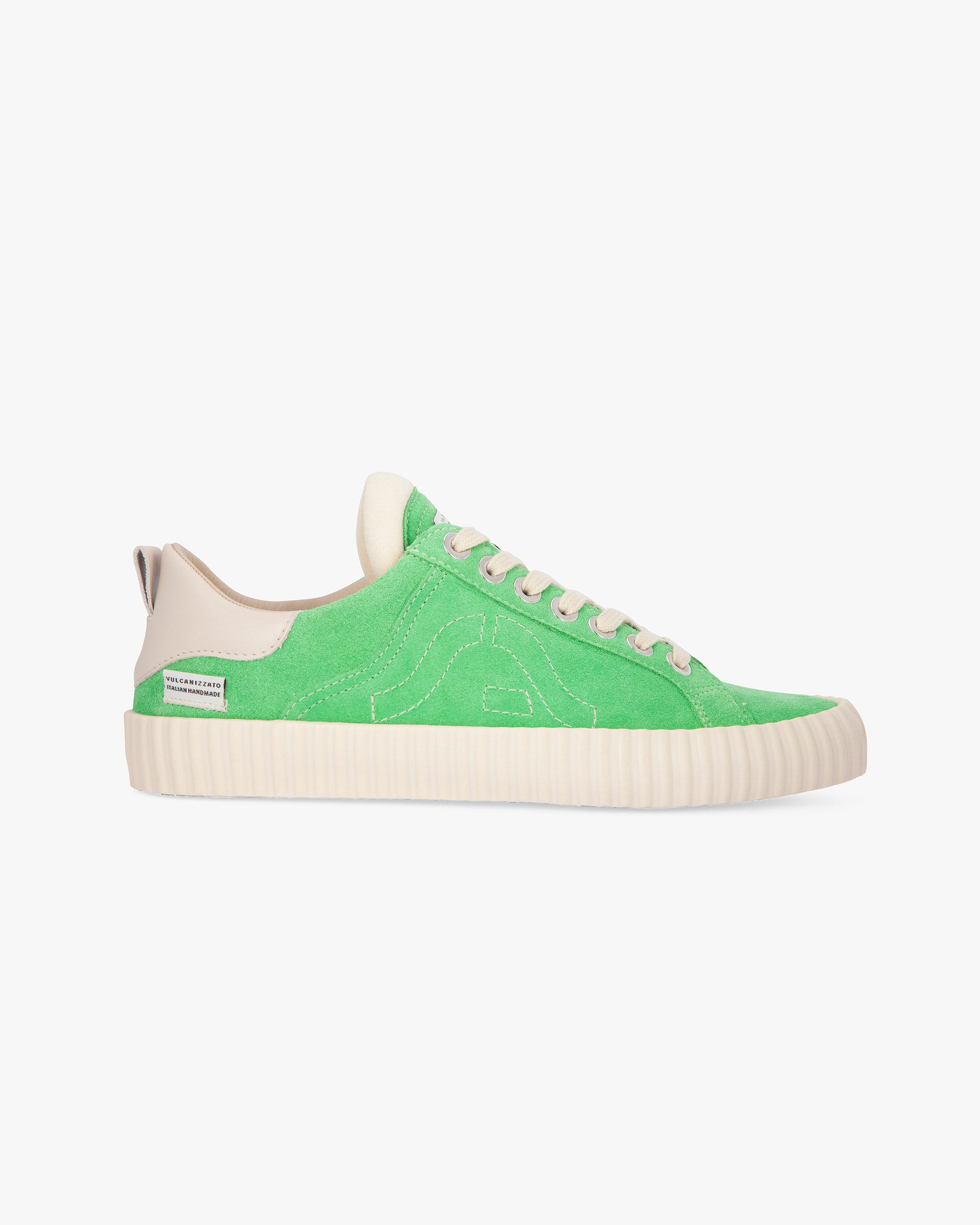 Wavy Suede Light Green Sneakers – Springa