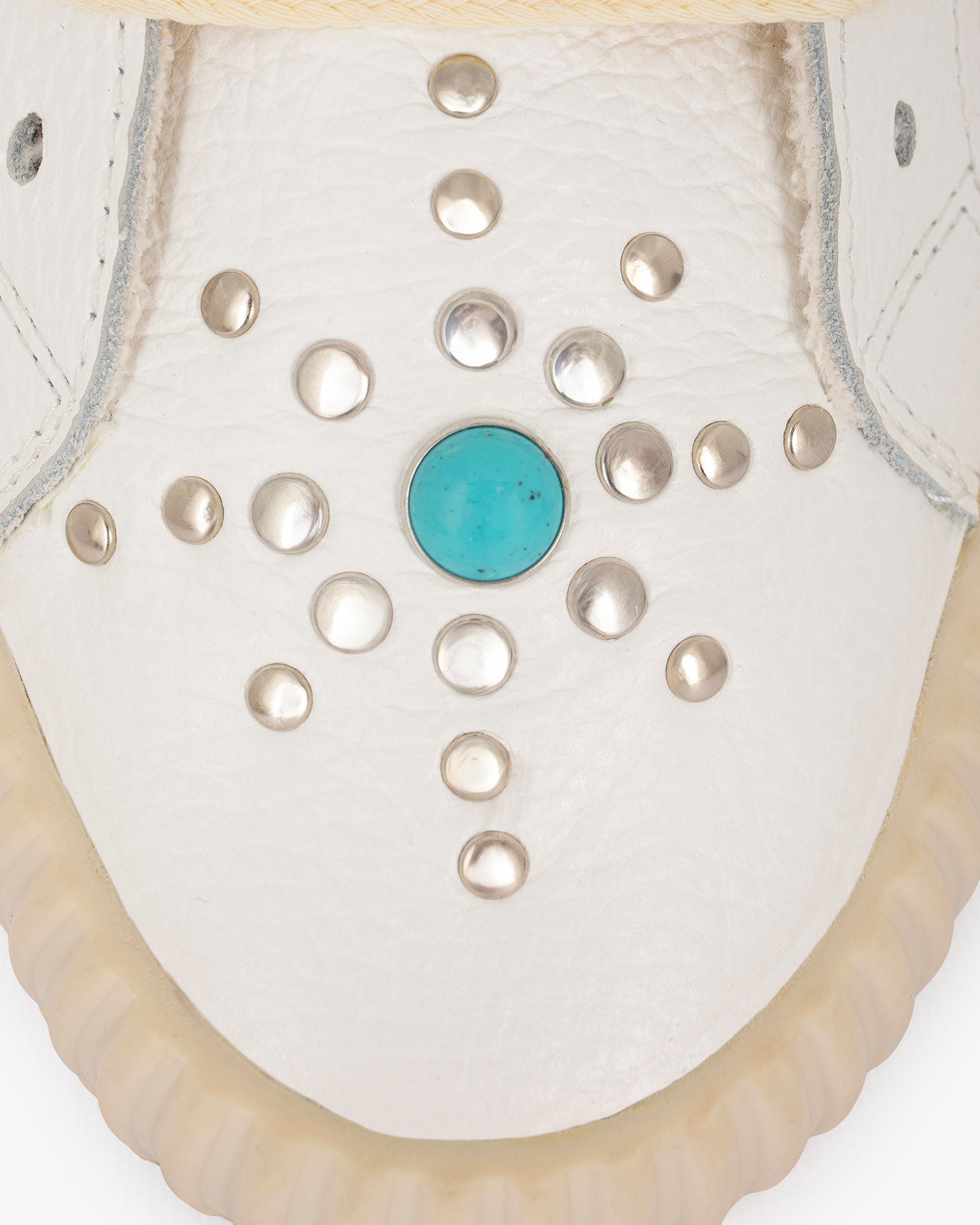 Wavy Leather White Rodeo