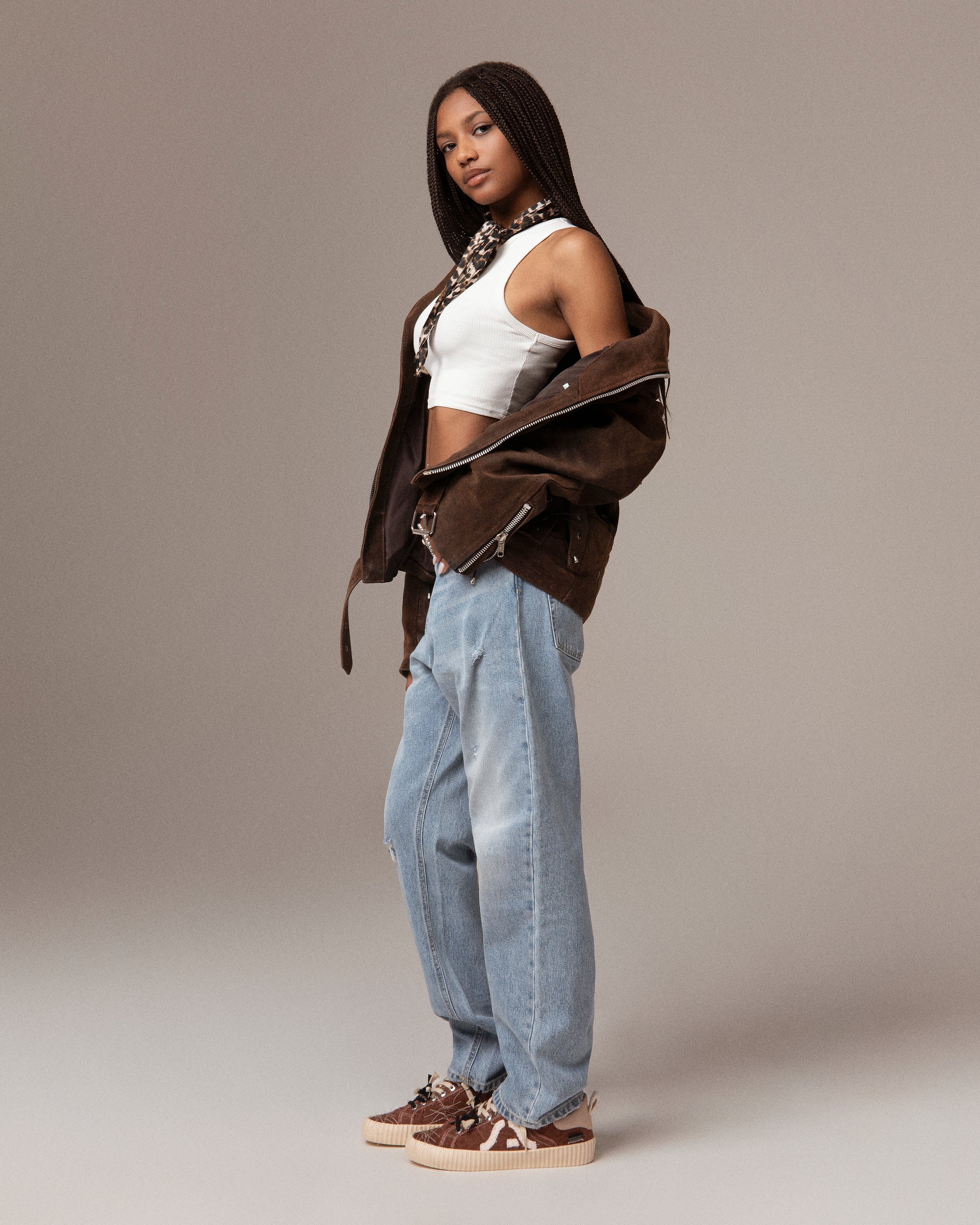 Wavy Olona Brown