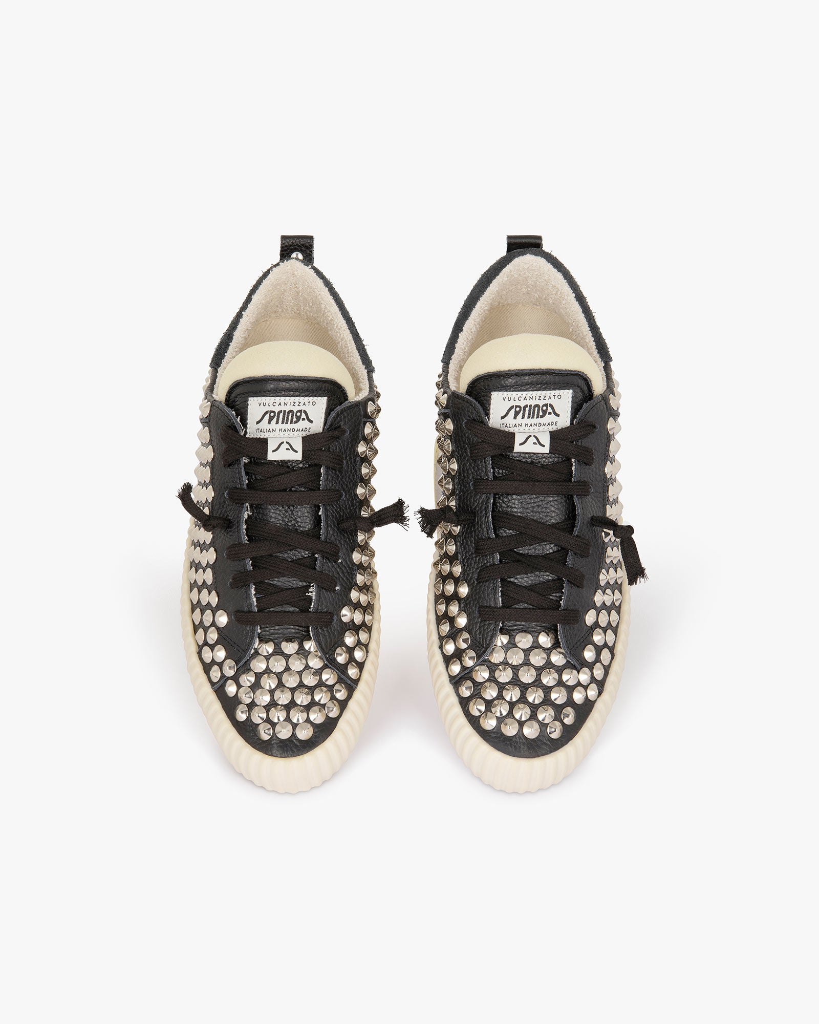 Wavy Leather Black Steel