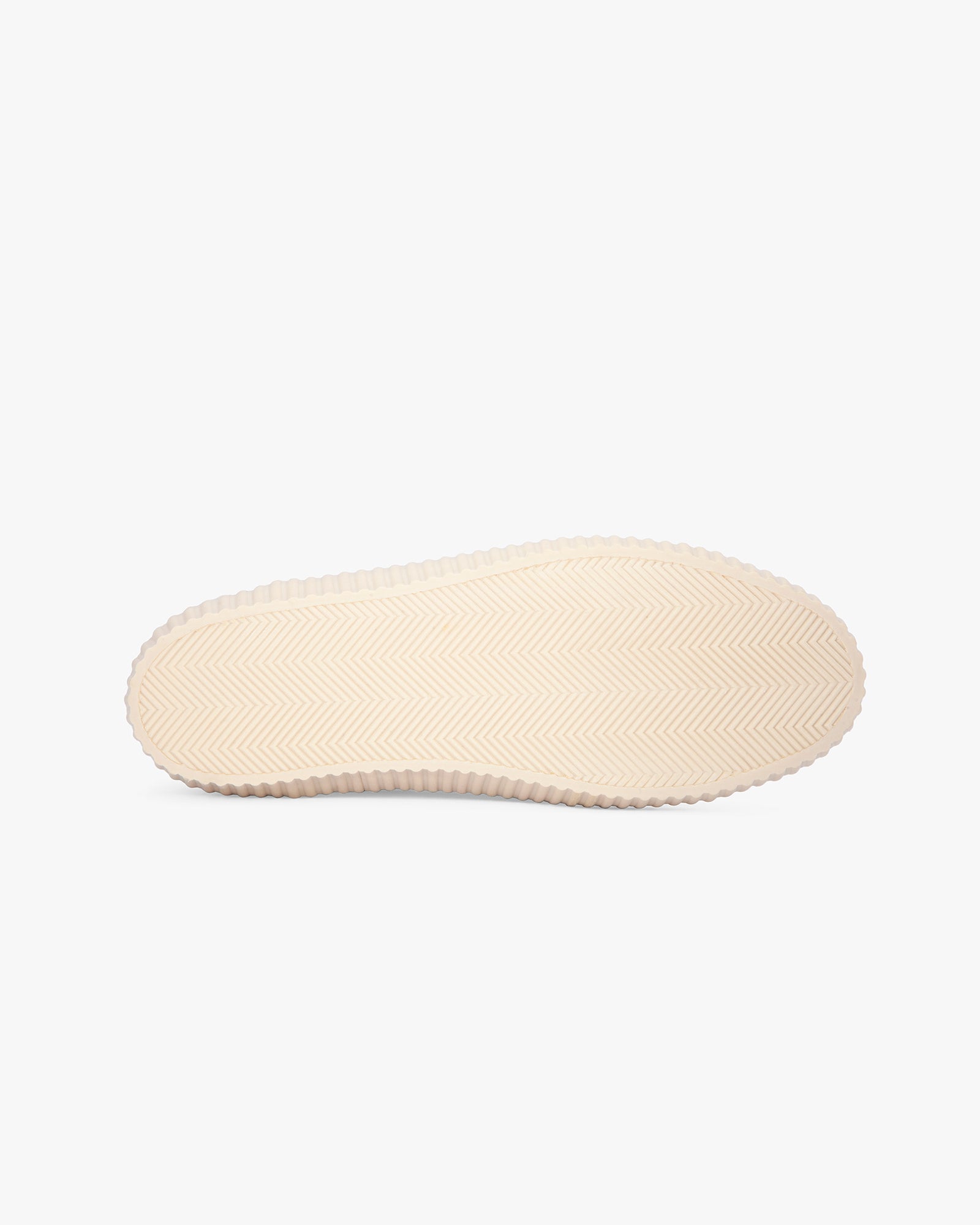 Wavy Suede Taupe Stitching Logo