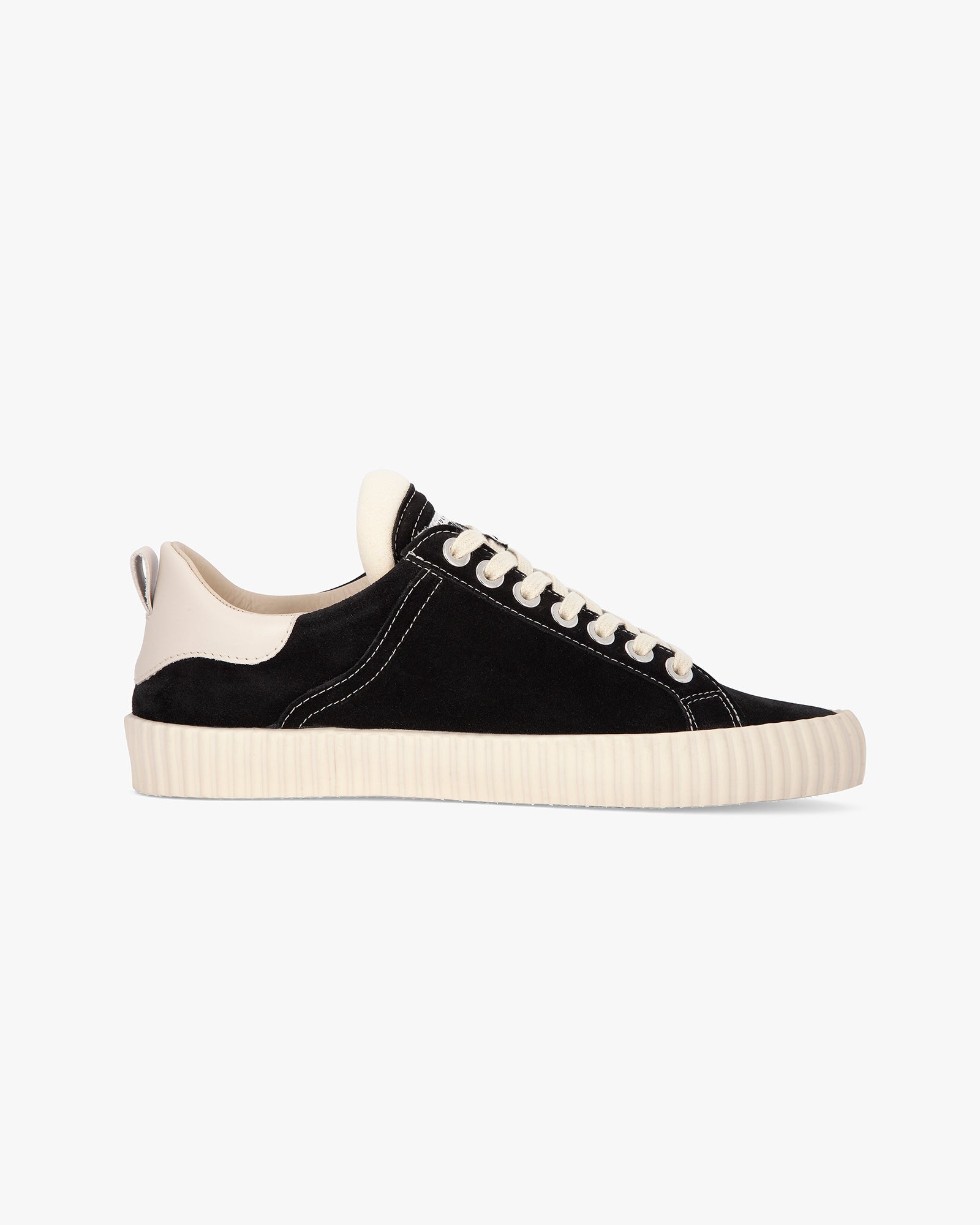 Wavy Suede Black