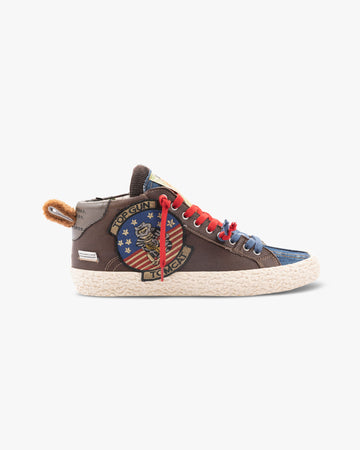 Wavy High "Top Gun 40th Anniversary" Leather Brown