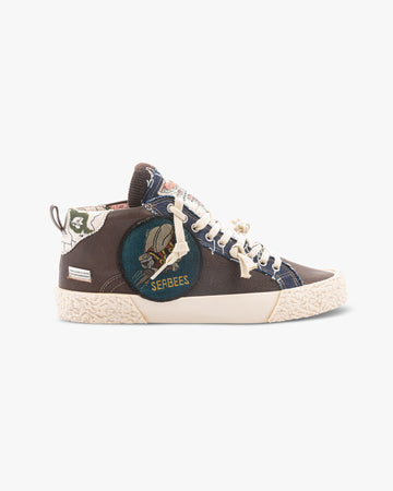 Wavy High "Ghost Rider" Leather Brown