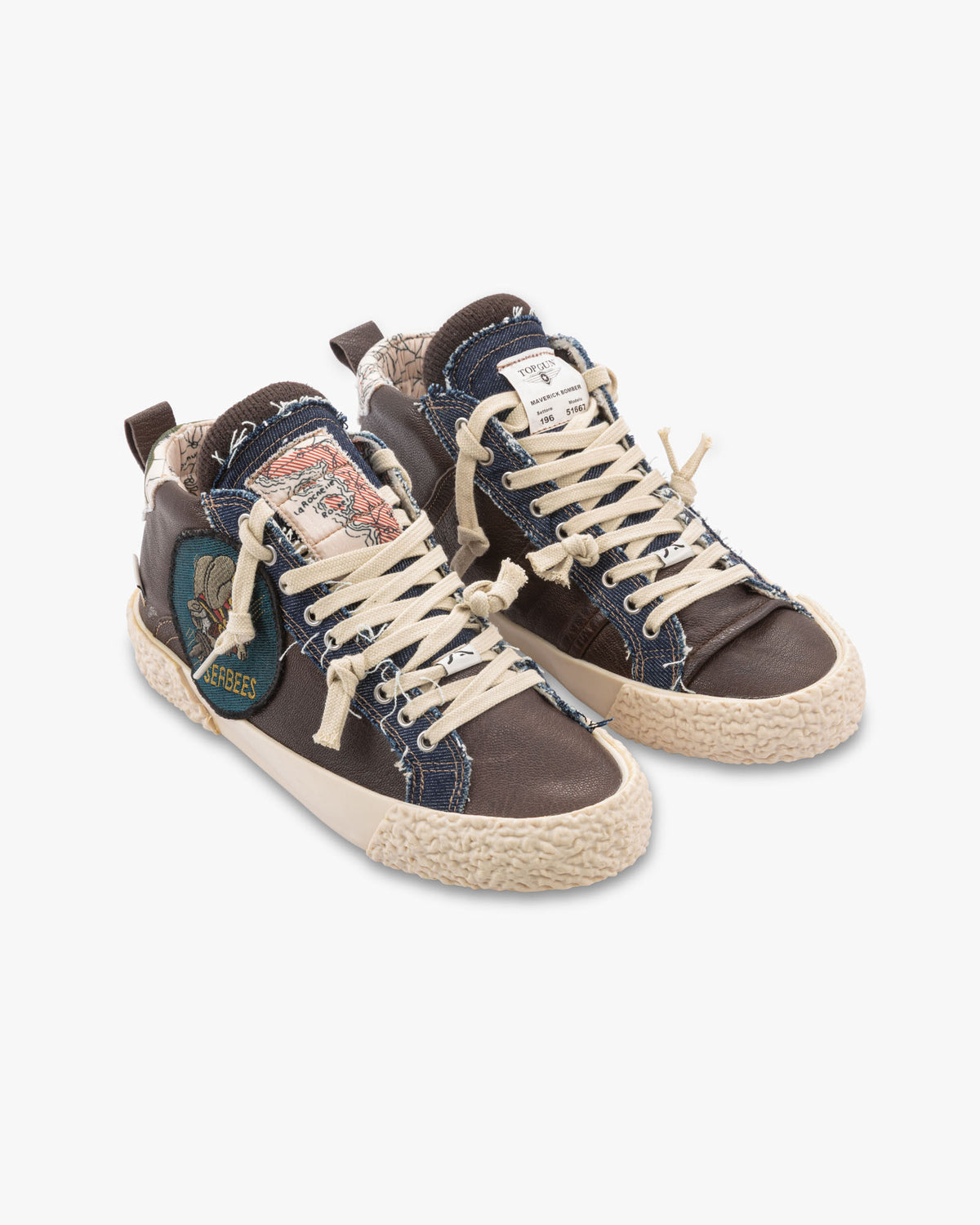 Wavy High "Ghost Rider" Leather Brown