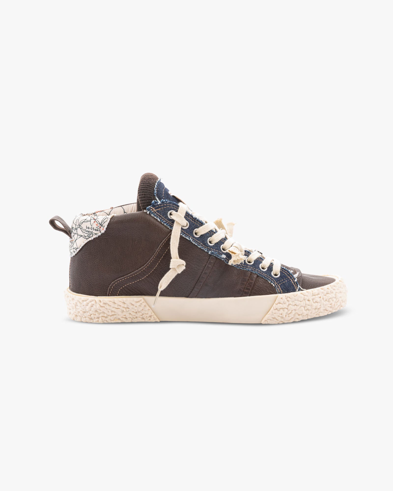 Wavy High "Ghost Rider" Leather Brown