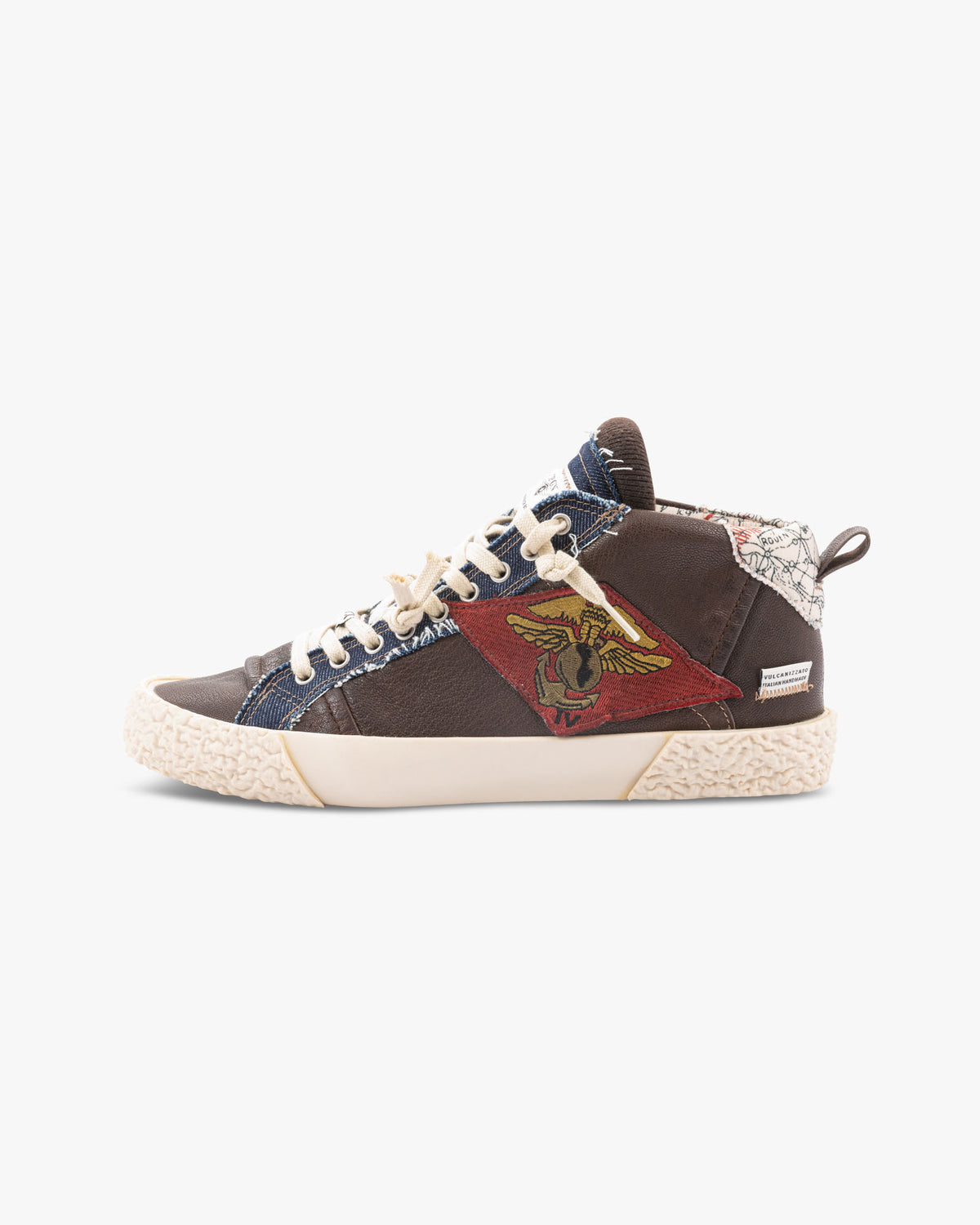 Wavy High "Ghost Rider" Leather Brown