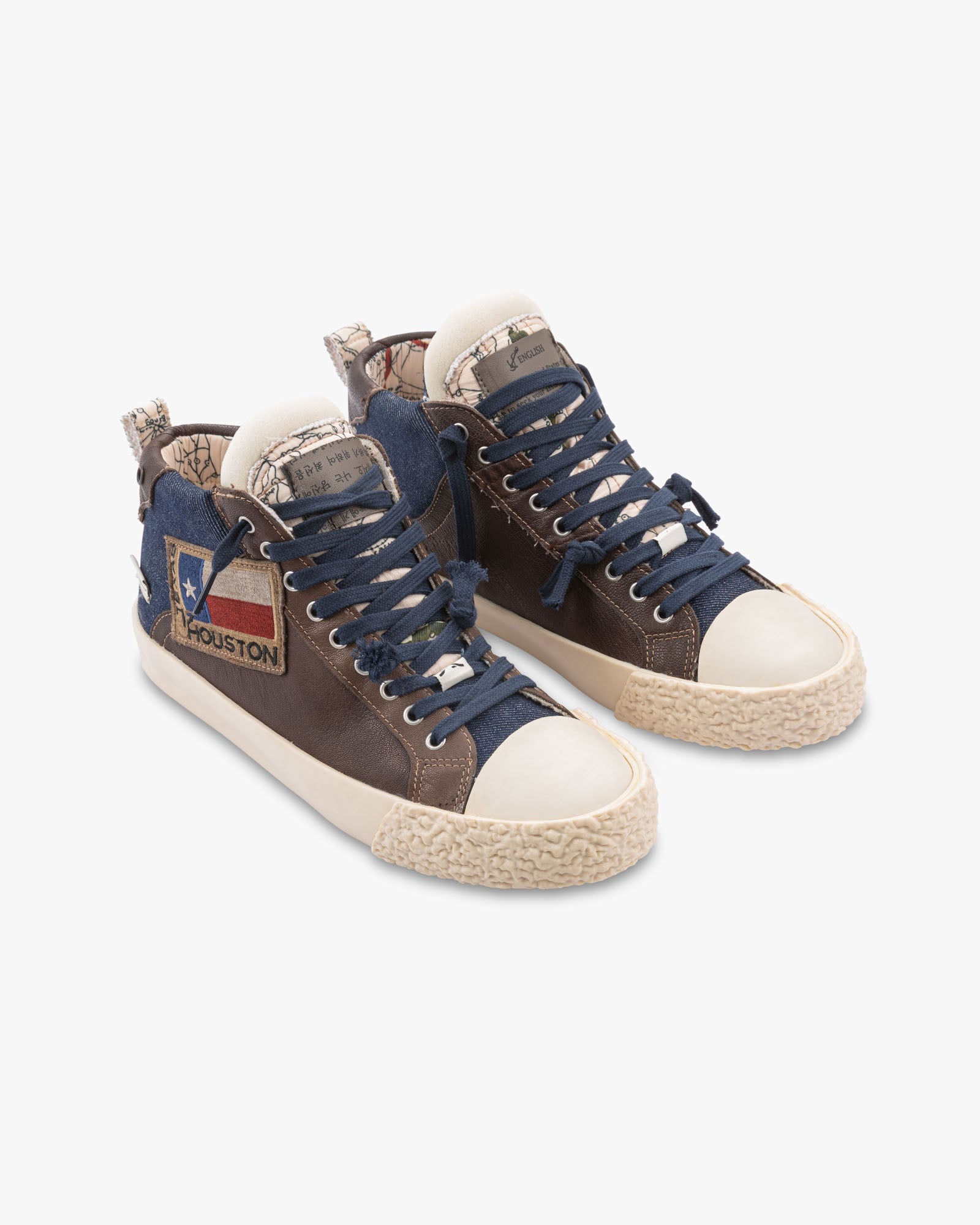 Wavy High "Goose 40th Anniversary" Leather Brown