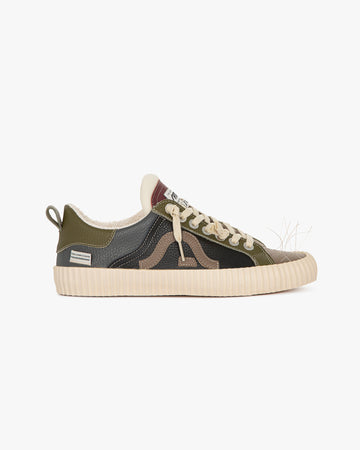 Wavy Leather Multicolor Embroidery
