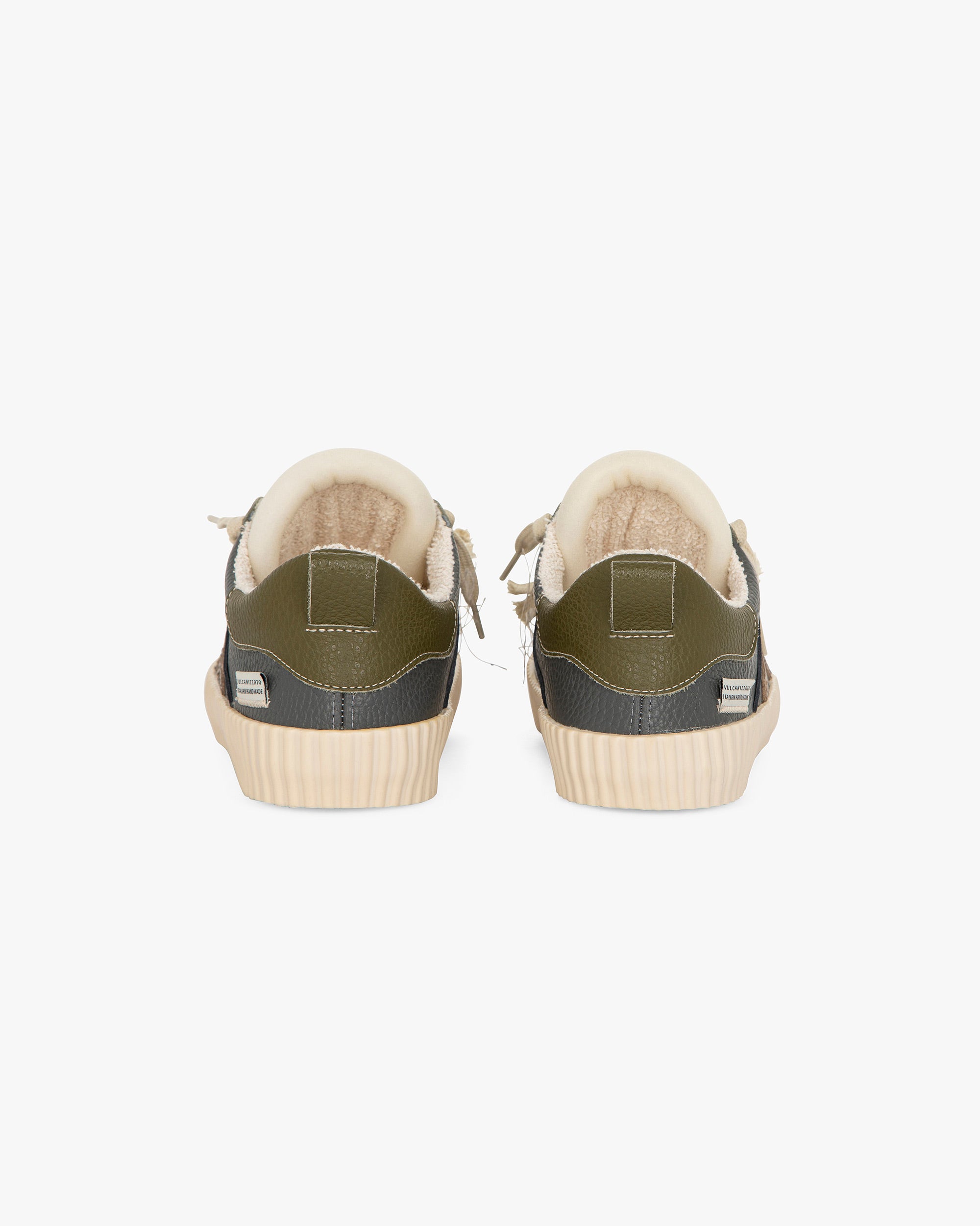 Wavy Leather Multicolor Embroidery