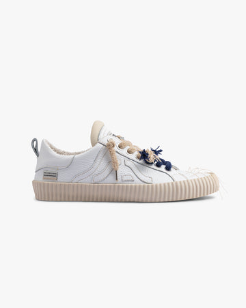 Wavy Leather White Embroidery 2B