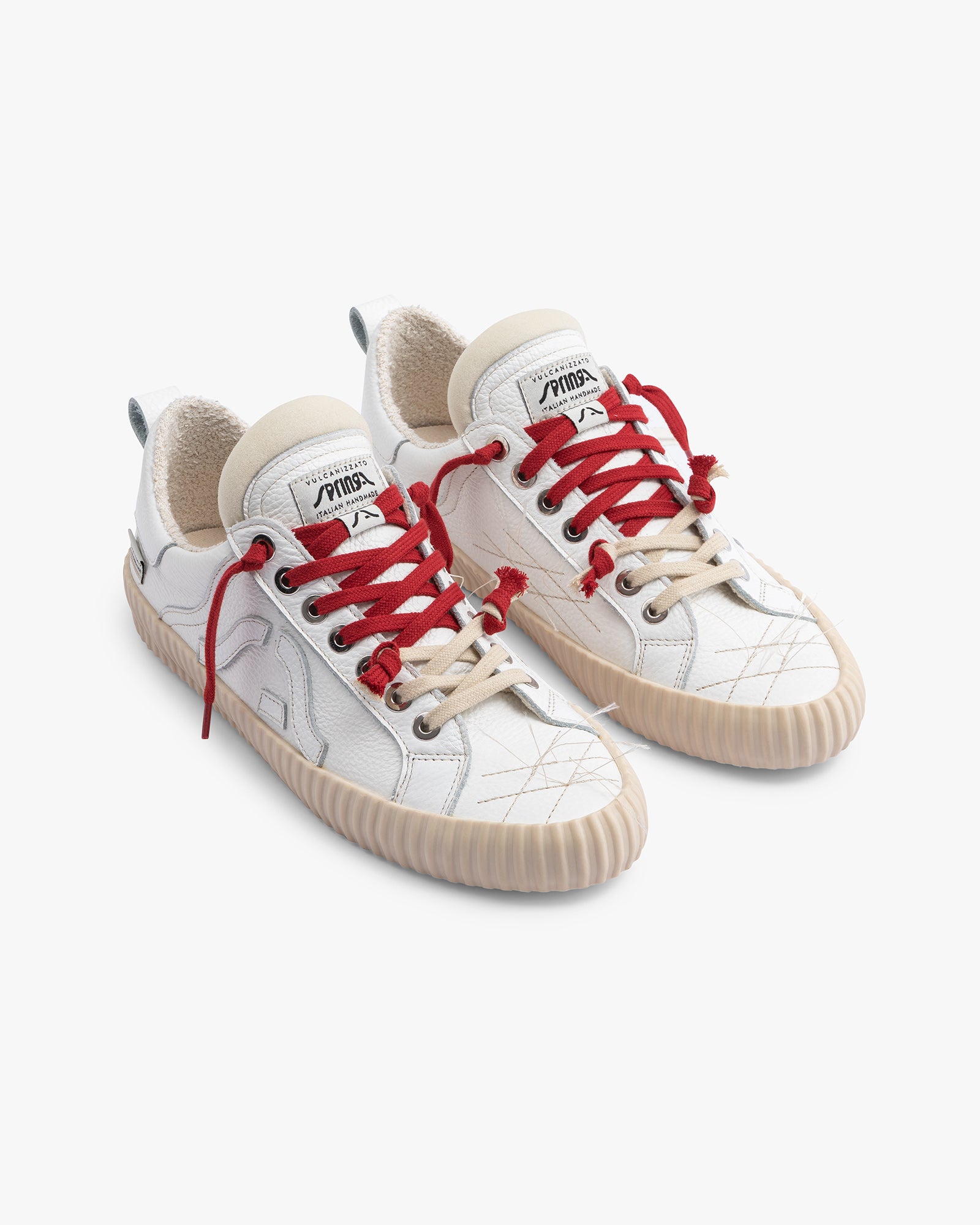 Wavy Leather White Embroidery 2R