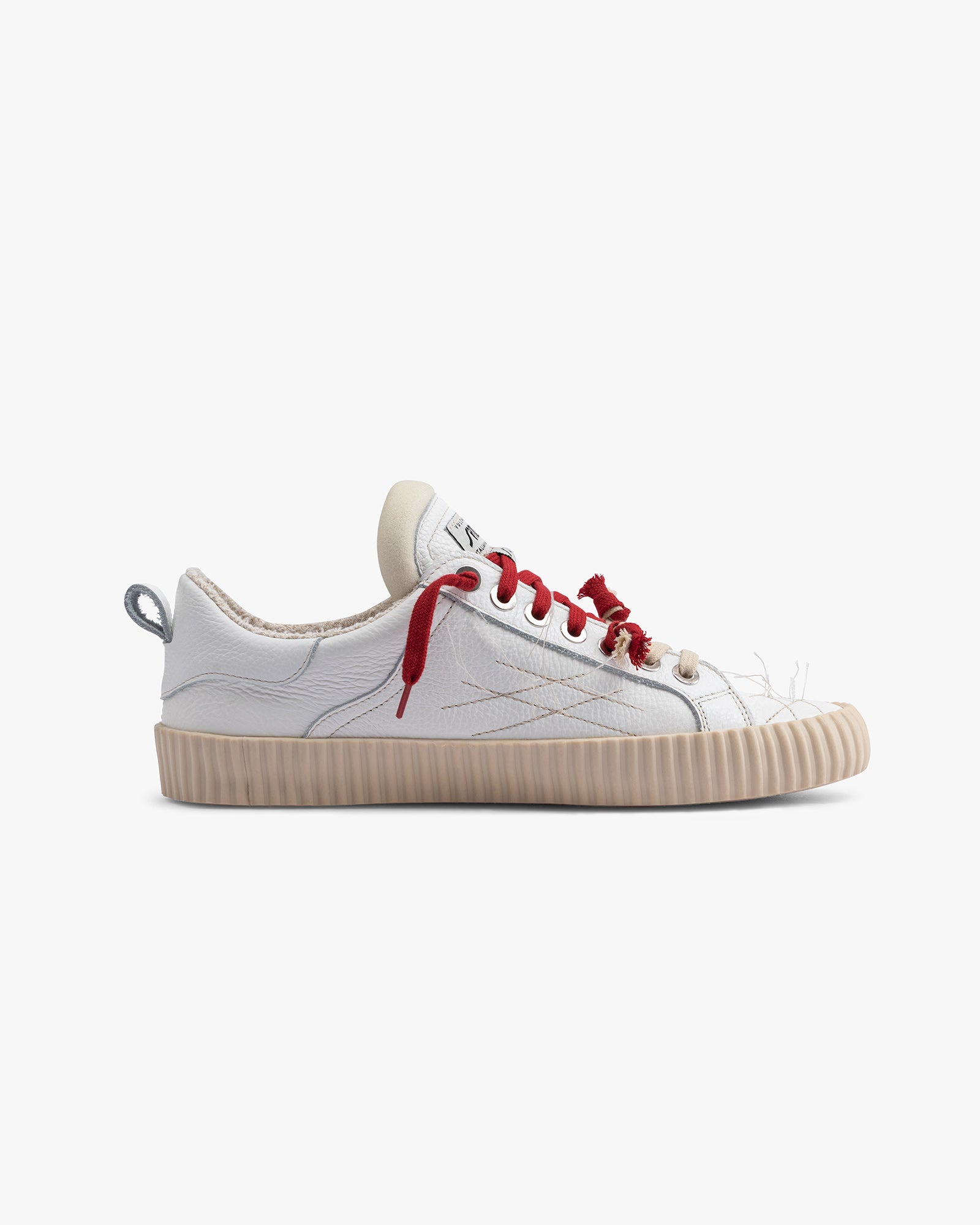 Wavy Leather White Embroidery 2R