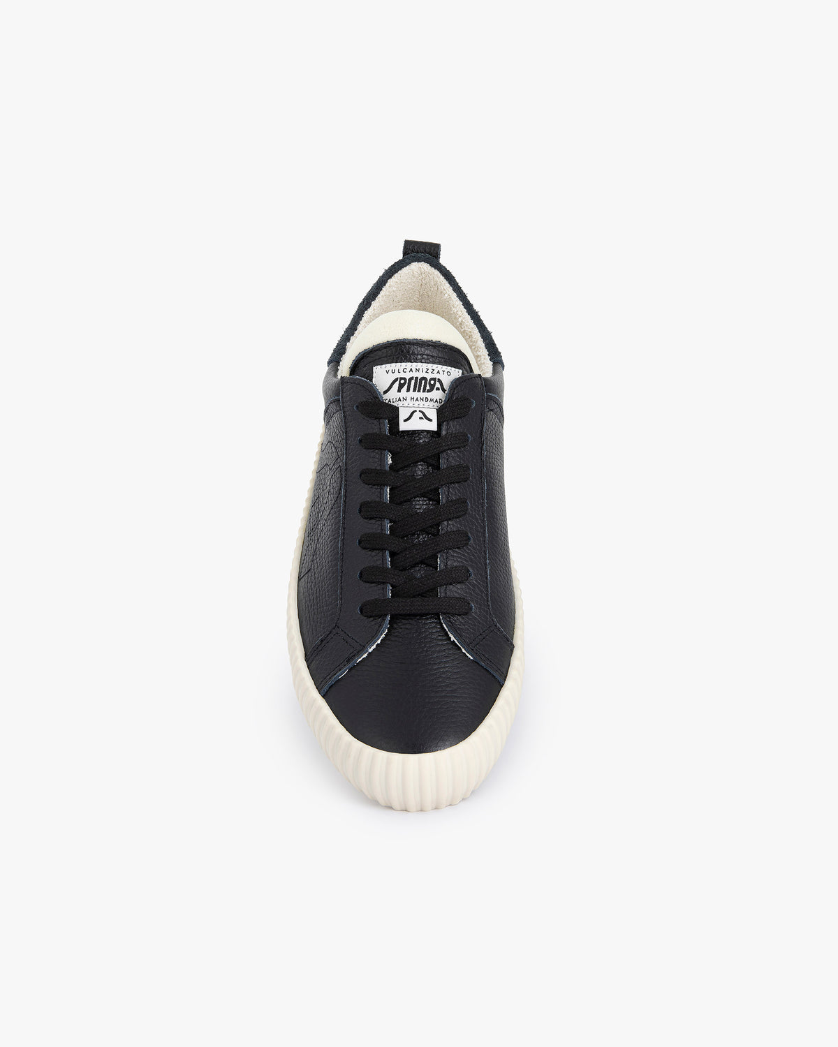Springa Sko Sneakers Wavy Leather Black – Springa