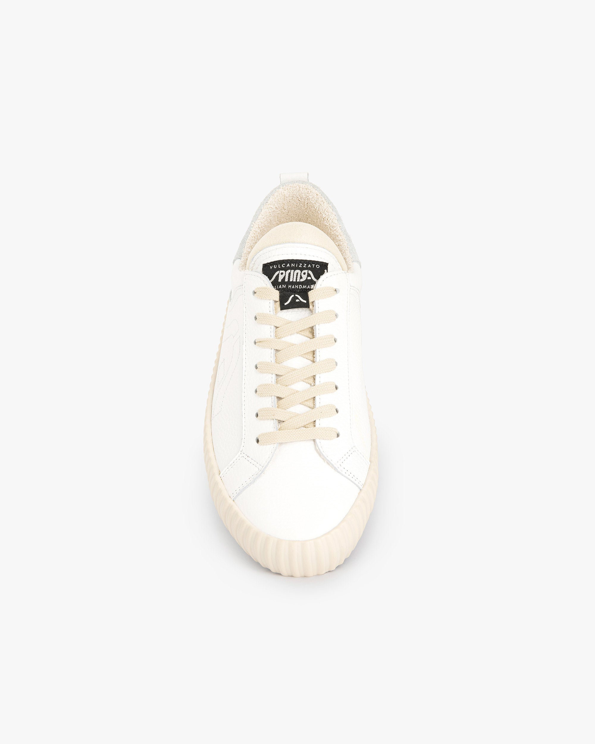 Wavy Leather White