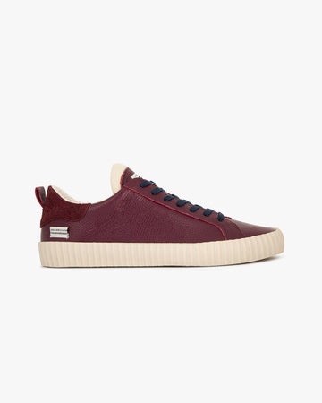 Wavy Leather Bordeaux