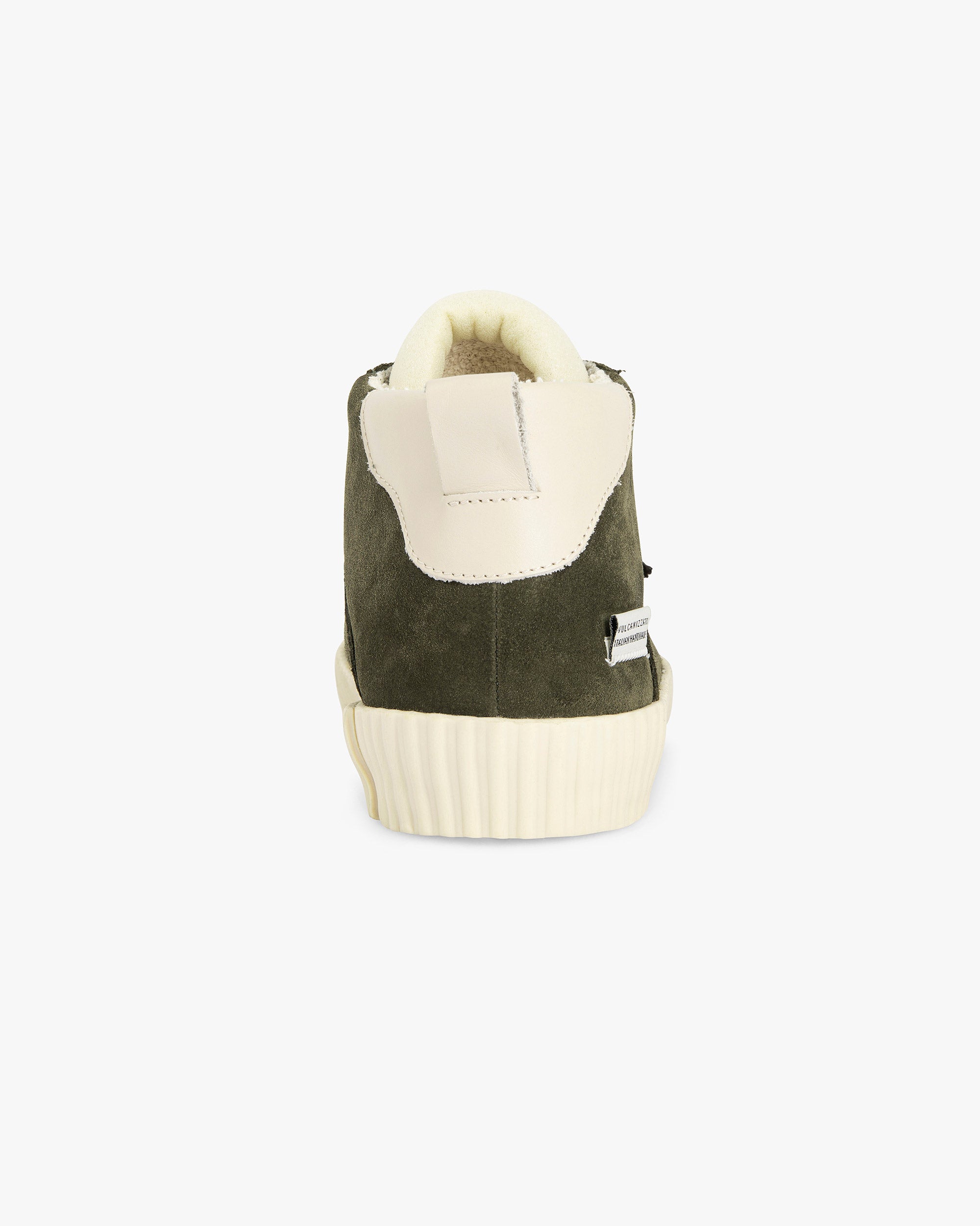 Wavy Suede Military High Top