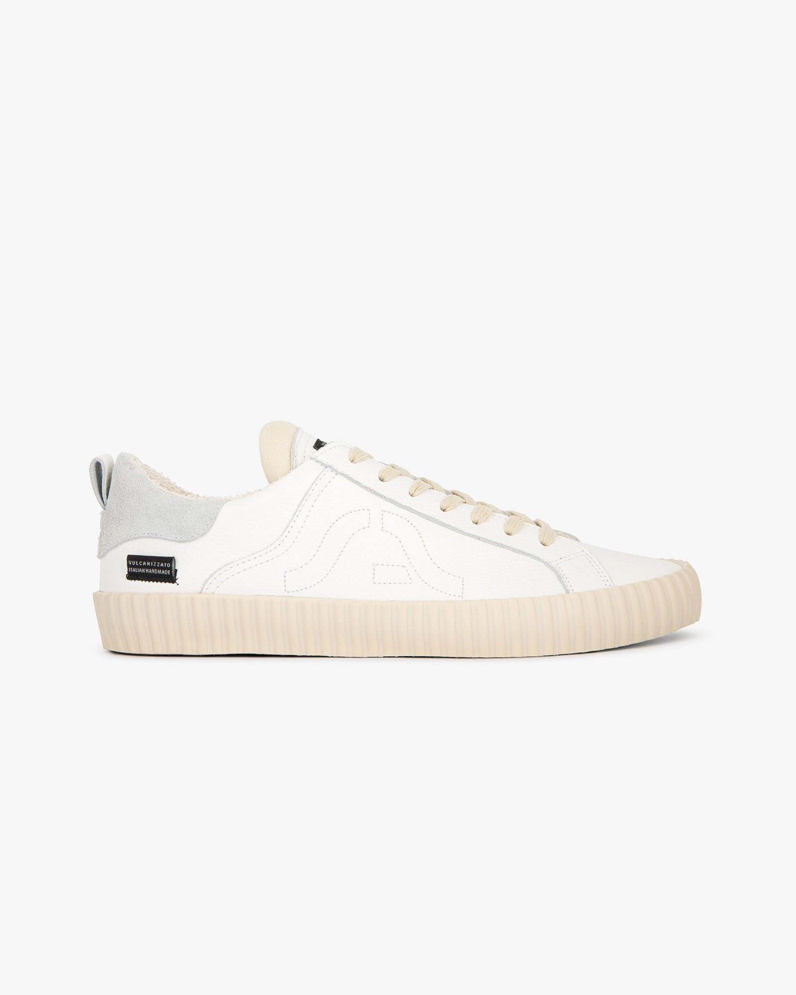 Wavy Leather White