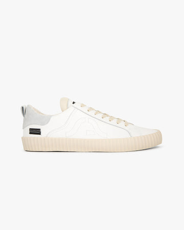 Wavy Leather White