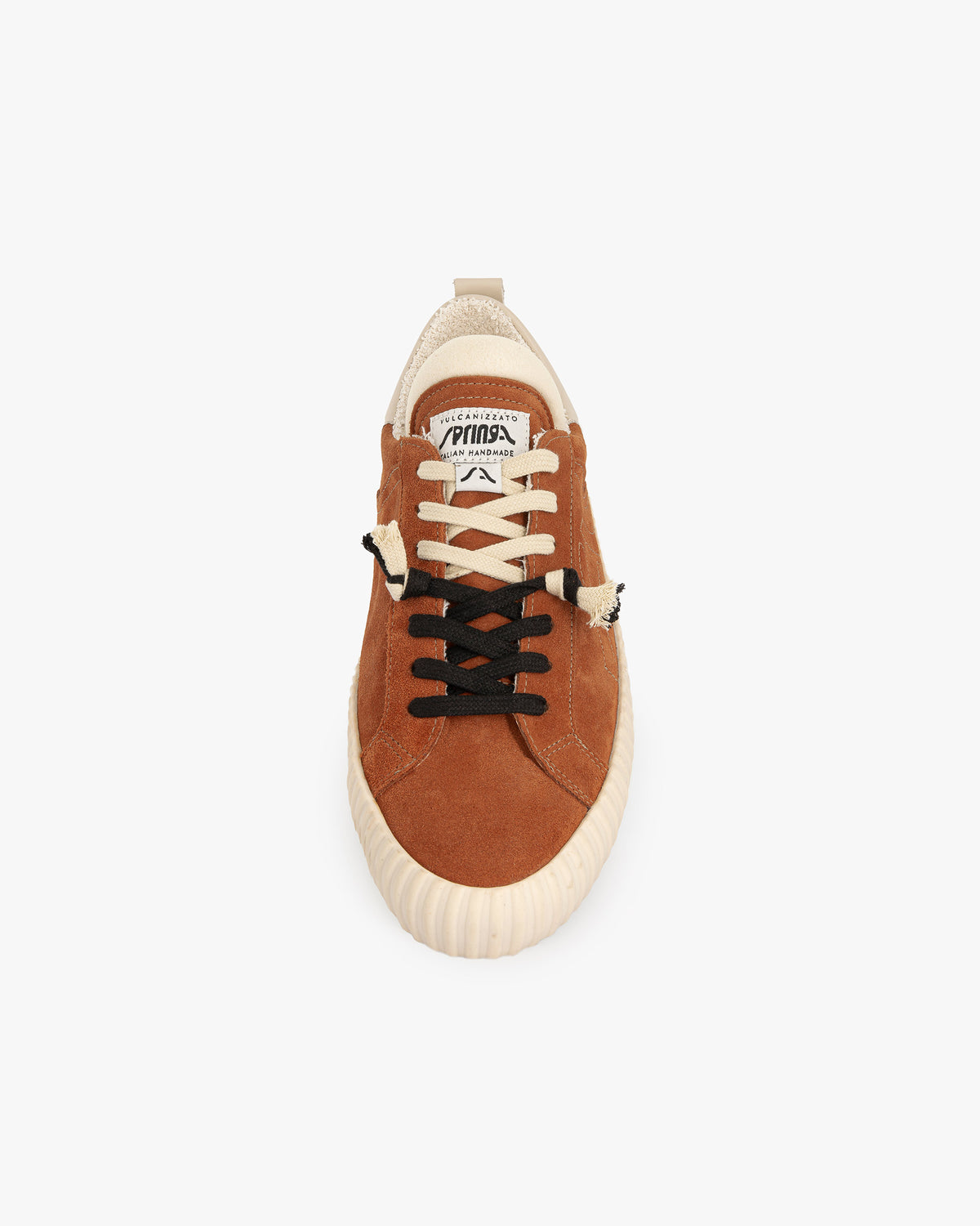Springa Sko Wavy Suede Terracotta Sneakers – Springa